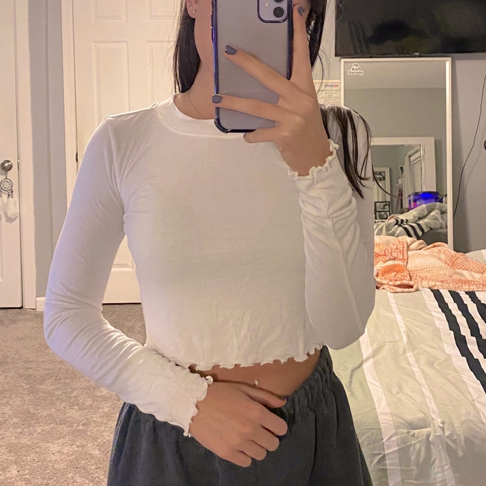 white long sleeve